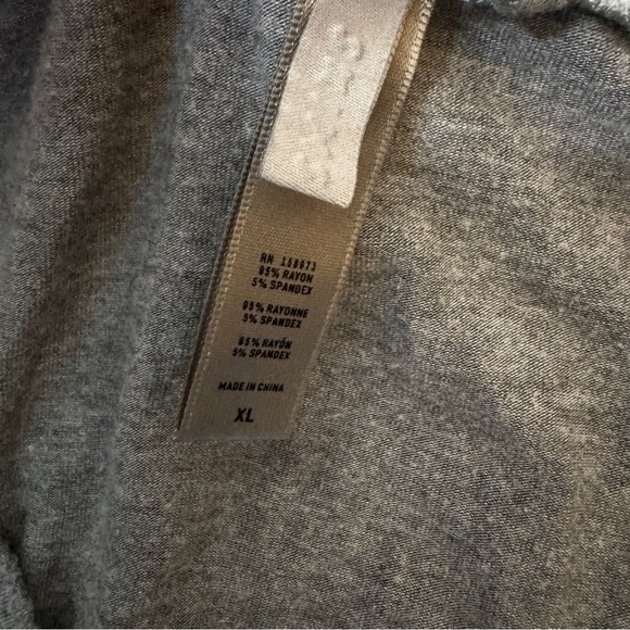 Skims Heather Grey Sleep Ling Sleeve Henley Dress Size XL - Picture 7 of 7